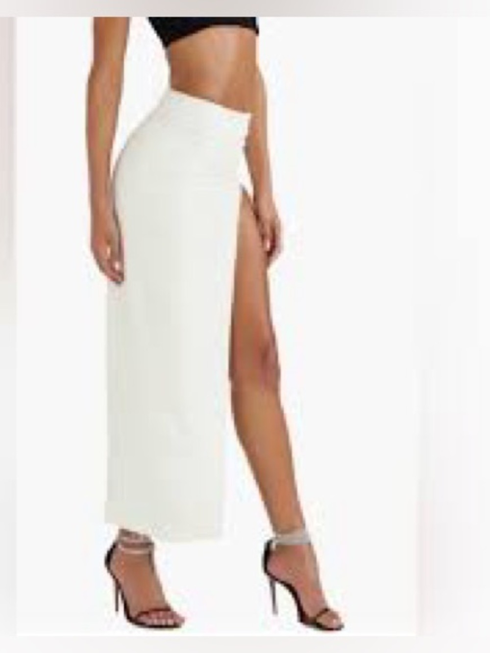 HOUSE OF CB SLIT HIGH WAIST SKIRT
